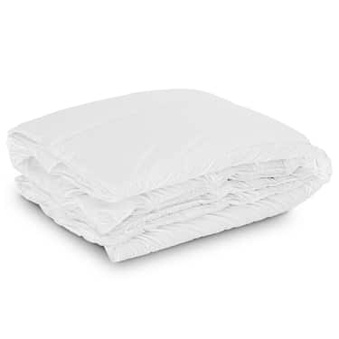 155 x 220 cm couette microfibre toute l'année, poids de remplissage : env. 900 g, extra légère + housse de couette Setex pour personnes allergiques, encasing 155 x 220 cm