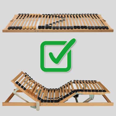 Matelas ergonomique 180x200 cm 7 zones Supportho Premium, hauteur 18 cm, degré de fermeté H2/H3 + 2 x CloudComfort Basic set de lit microfibre 135 x 200 cm + 80 x 80 cm