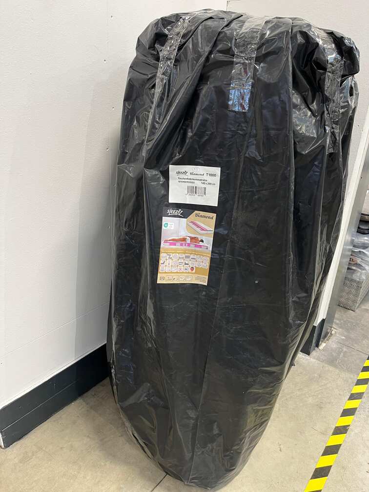 Retour en ligne : matelas à ressorts ensachés 7 zones Sleezzz Diamond 140 x 200 cm, hauteur 23 cm, fermeté H2/H3