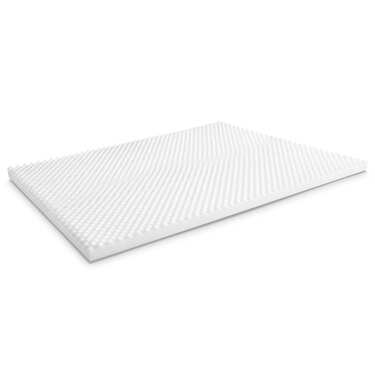 Surmatelas en mousse froide Supportho Premium Topper 140 x 200 cm H3, hauteur 9 cm, degré de fermeté H3 avec housse antibactérienne + oreiller Supportho effet gel 40 x 80 cm