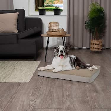 120 x 80 x 11 cm Tapis pour chiens en flocons de gel taille XL avec couverture amovible