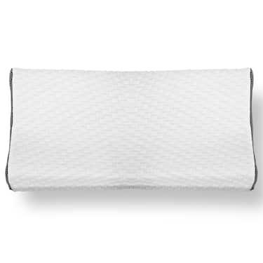 7 zonu viskoelastiskais matracis Sleezzz Smart 120 x 200 cm, augstums 18 cm, cietības līmenis H3 ar gaisa atmiņas putām + Sleezzz Premium ortopēdiskais spilvens ar želejas efektu 32 x 60 cm.