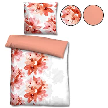 Lot de deux draps de lit Castell Biber 135 x 200 cm + 80 x 80 cm