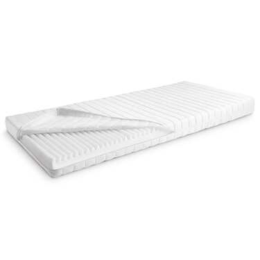Matelas en mousse froide K16 90 x 190 cm, épaisseur 16 cm, degré de fermeté H2/H3 + oreiller CloudComfort Basic en flocons de gel 40 x 80 cm gratuit