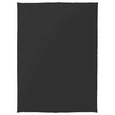 Couverture en coton piqué gaufré noir 130 x 180 cm