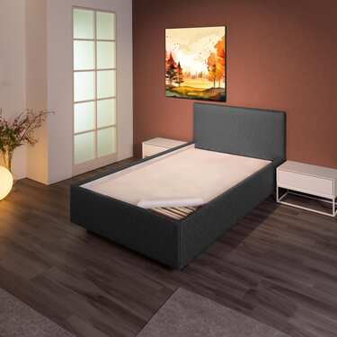 Sleezzz Basic Aiguilleté Protège-matelas 200 x 200 cm, Protège-matelas à poser sur le sommier, Blanc