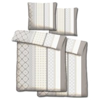 Lot de deux draps en microfibre CloudComfort Basic beige 135 x 200 + 80 x 80 cm