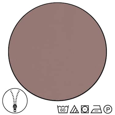 Lot de deux draps en Renforcé Sleezzz® réversibles marron clair/blanc 135 x 200 + 80 x 80 cm