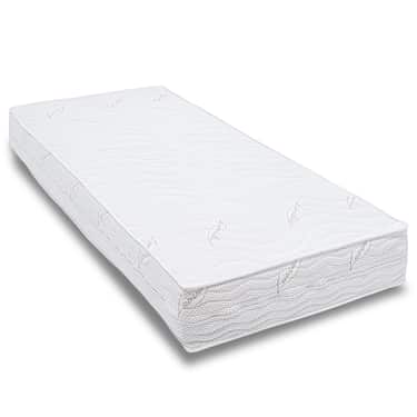 Matelas ergonomique en mousse froide Supportho Lavender 90 x 200 cm, hauteur 18 cm, degré de fermeté H2/H3 + surmatelas / surmatelas 90 x 200 cm