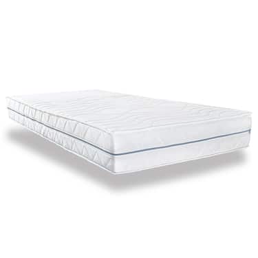 Matelas ergonomique 90x200 cm 7 zones Supportho Premium, hauteur 18 cm, degré de fermeté H2/H3 + surmatelas / surmatelas 90 x 200 cm
