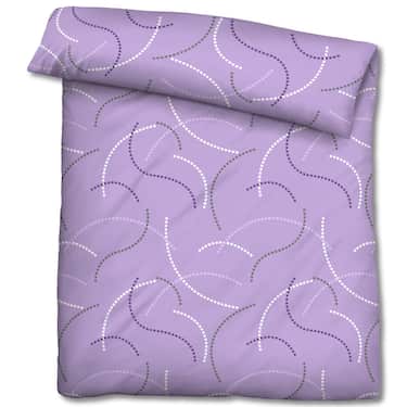 Lot de deux draps en microfibre 135 x 200 + 80 x 80 cm
