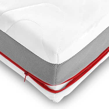 Matelas orthopédique à ressorts ensachés 7 zones Sleezzz Premium 140 x 200 cm, hauteur 23 cm, degré de fermeté H2/H3