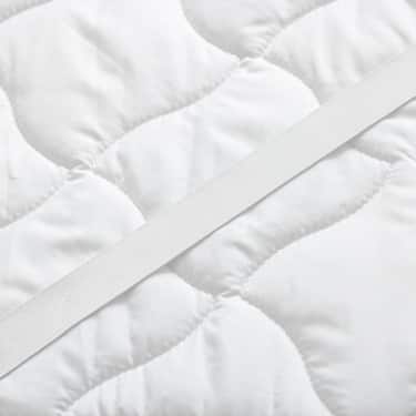 Surmatelas en mousse froide CloudComfort Cool 160 x 200 cm H2/H3, hauteur 7 cm, degré de fermeté H2/H3, surmatelas 7 zones avec face été et face hiver + oreiller Sleezzz® Cool à effet rafraîchissant