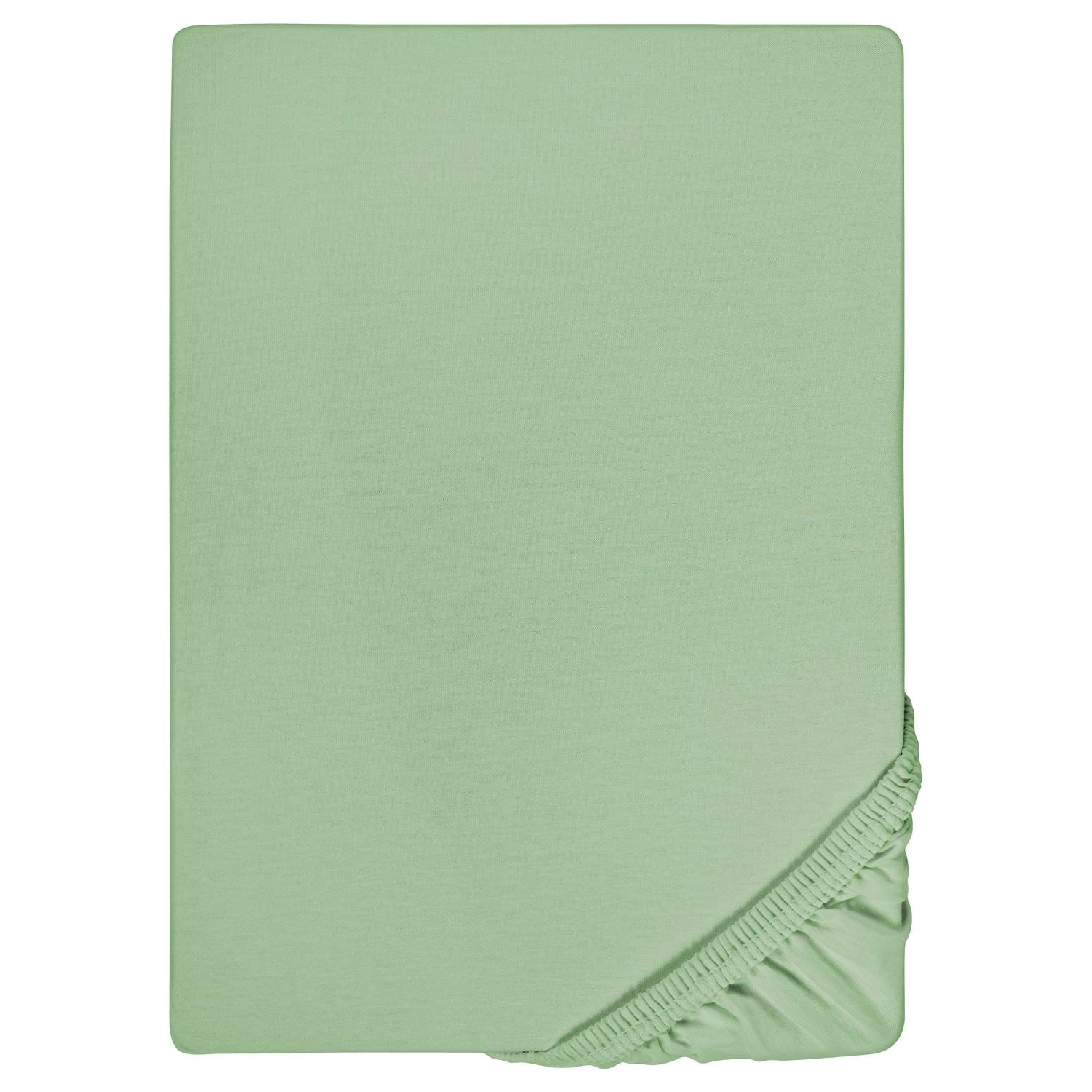 Cearșaf ajustabil verde 140 x 190 - 160 x 200 cm Cearșaf ajustabil verde 140 x 190 - 160 x 200 cm