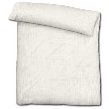 Lot de 2 parures de lit Sleezzz® mousseline nature 135 x 200 cm + 80 x 80 cm