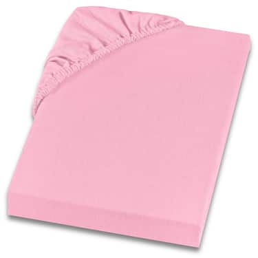 Setex Drap-housse en molleton sergé rose 90 x 200 cm