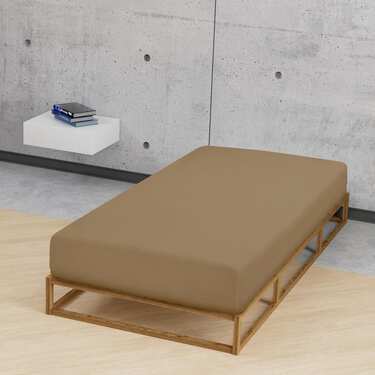 Lot économique 3 couleurs Castell drap-housse jersey rose/lilas/taupe 90 x 190 - 100 x 200 cm (4 pièces)