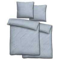 Lot de 2 parures de lit Sleezzz® mousseline bleu 135 x 200 cm + 80 x 80 cm