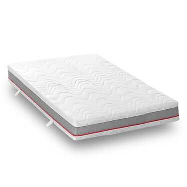 Retour en ligne : matelas à ressorts ensachés 7 zones Sleezzz Premium 180 x 200 cm, hauteur 23 cm, niveau de fermeté H2/H3