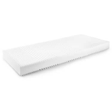 Matelas ergonomique 90x200 cm 7 zones Supportho Premium, hauteur 18 cm, degré de fermeté H2/H3 + surmatelas / surmatelas 90 x 200 cm