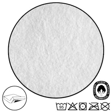 Sleezzz Vital Drap-housse en molleton imperméable avec finition antibactérienne argentée 90 x 200 cm pack de deux