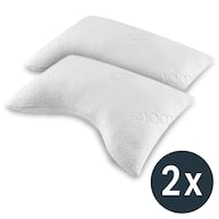 2 x Sleezzz® Cool Gel Mousse Contour Oreiller cervical 40 x 60 x 16 cm