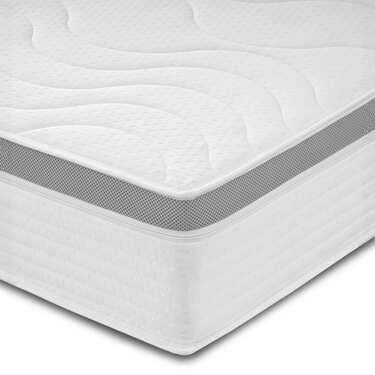 Matelas ergonomique 7 zones à ressorts ensachés Sleezzz Diamond T1000 90 x 200 cm, hauteur 23 cm, degré de fermeté H2/H3, 1000 ressorts/2m².