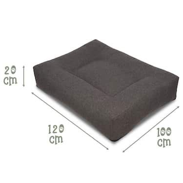 120 x 100 x 20 cm Petzzz coussin ergonomique pour chien Milo taille XL