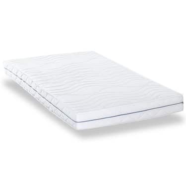 Matelas ergonomique 180x200 cm 7 zones Supportho Premium, hauteur 18 cm, degré de fermeté H2/H3 + 2 x CloudComfort Basic set de lit microfibre 135 x 200 cm + 80 x 80 cm
