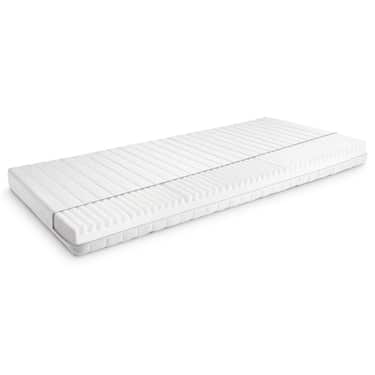 Matelas en mousse froide K16 90 x 200 cm, hauteur 16 cm, degré de fermeté H2/H3 + CloudComfort Basic set de lit en microfibre 135 x 200 cm + 80 x 80 cm