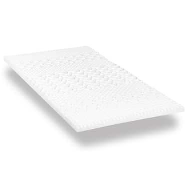 Surmatelas en mousse froide CloudComfort Cool 100 x 200 cm H2/H3, hauteur 7 cm, degré de fermeté H2/H3, surmatelas 7 zones avec face été et face hiver
