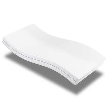 Matelas ergonomique en mousse froide Supportho Premium 100 x 200 cm, hauteur 18 cm, degré de fermeté H2/H3, Twin-Set