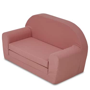 Canapé enfant dépliant 46 x 79 cm rose