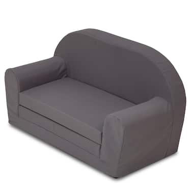 Canapé enfant dépliant 46 x 79 cm gris