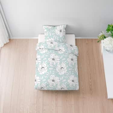Lot de deux draps de lit Castell Biber 135 x 200 cm + 80 x 80 cm