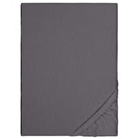 Drap-housse peluche d'hiver anthracite 140 x 190 - 160 x 200 cm