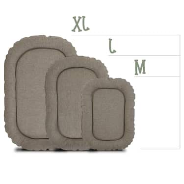 100 x 70 x 10 cm Petzzz coussin pour chien beige taille M