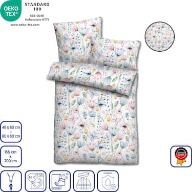 Lot de deux draps en microfibre seersucker 135 x 200 + 80 x 80 cm + 40 x 80 cm 3 pièces