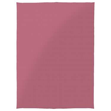 Couverture en coton piqué gaufré rose 75 x 120 cm