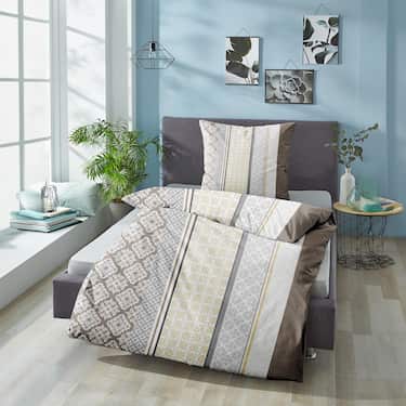 CloudComfort Basic microfibre linge de lit beige 135 x 200 + 80 x 80 cm