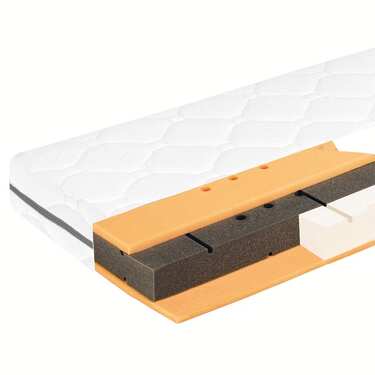 Matelas pour enfants CloudComfort Premium 60 x 120 cm avec marchepied
