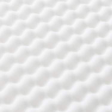Topper en mousse froide Supportho Premium Topper 120 x 200 cm H3, hauteur 9 cm, degré de fermeté H3 avec housse antibactérienne CloudComfort Basic Oreiller en flocons de gel 40 x 80 cm