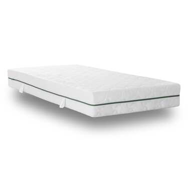 Matelas à ressorts ensachés 7 zones Sleezzz Smart 90 x 200 cm, hauteur 21 cm, degré de fermeté H2/H3 + surmatelas / surmatelas 90 x 200 cm