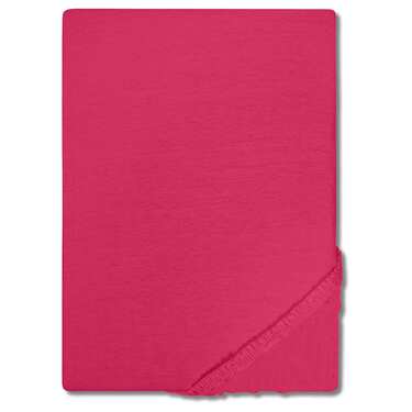 Setex Drap-housse en coton fin rose 90 x 200 cm pack de deux