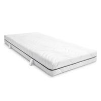 Matelas viscoélastique 7 zones Sleezzz Smart 90 x 190 cm, hauteur 18 cm, degré de fermeté H3 avec mousse à mémoire de forme Air