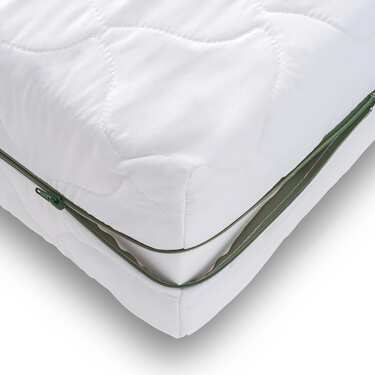 Retour en ligne Matelas à ressorts ensachés 7 zones Sleezzz Smart 100 x 200 cm, hauteur 21 cm, degré de fermeté H2/H3