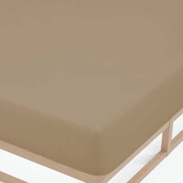 Lot économique 3 couleurs Castell drap-housse jersey rose/lilas/taupe 90 x 190 - 100 x 200 cm (4 pièces)