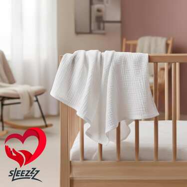Lot de 10 couches en mousseline blanches de 70 x 70 cm, 100 % coton