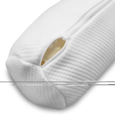 Set de voyage comprenant : 2 x genouillères et traversins visco 40 x 15 cm + 2 x couvertures douillettes Sleezzz® Smart 150 x 200 cm