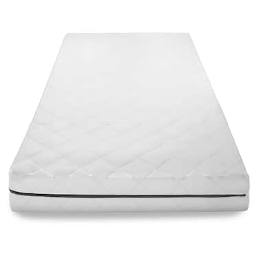Matelas à ressorts ensachés Sleezzz Superior 90 x 200 cm, hauteur 18 cm, degré de fermeté H3 + CloudComfort Basic set de lit en microfibre 135 x 200 cm + 80 x 80 cm